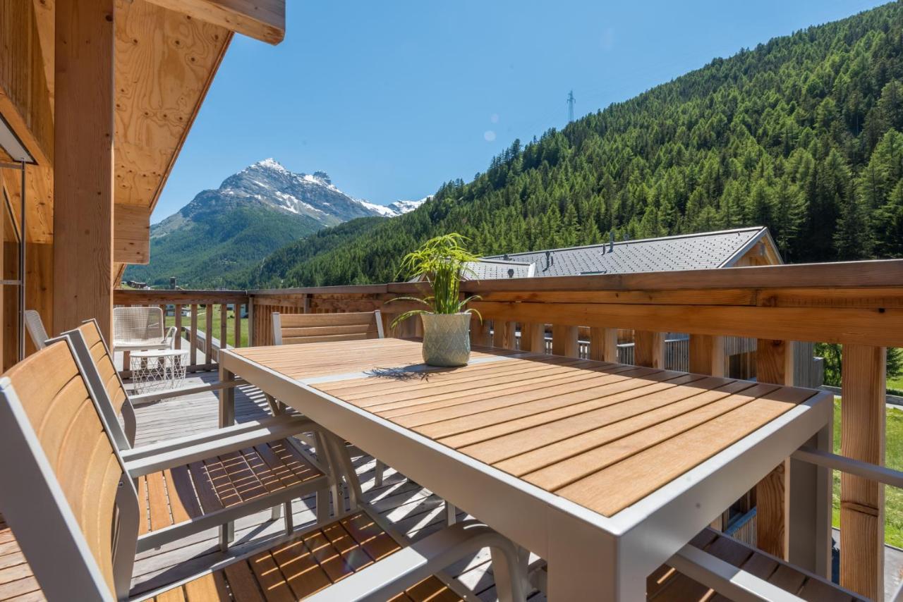 Montela Hotel & Resort - Suiten Saas-Grund Bagian luar foto