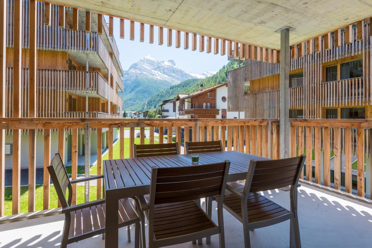 Montela Hotel & Resort - Suiten Saas-Grund Bagian luar foto