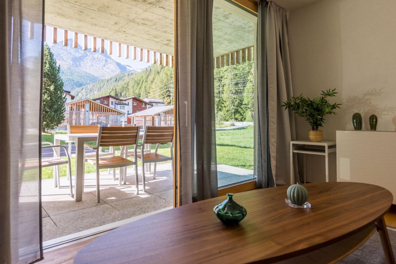 Montela Hotel & Resort - Suiten Saas-Grund Bagian luar foto