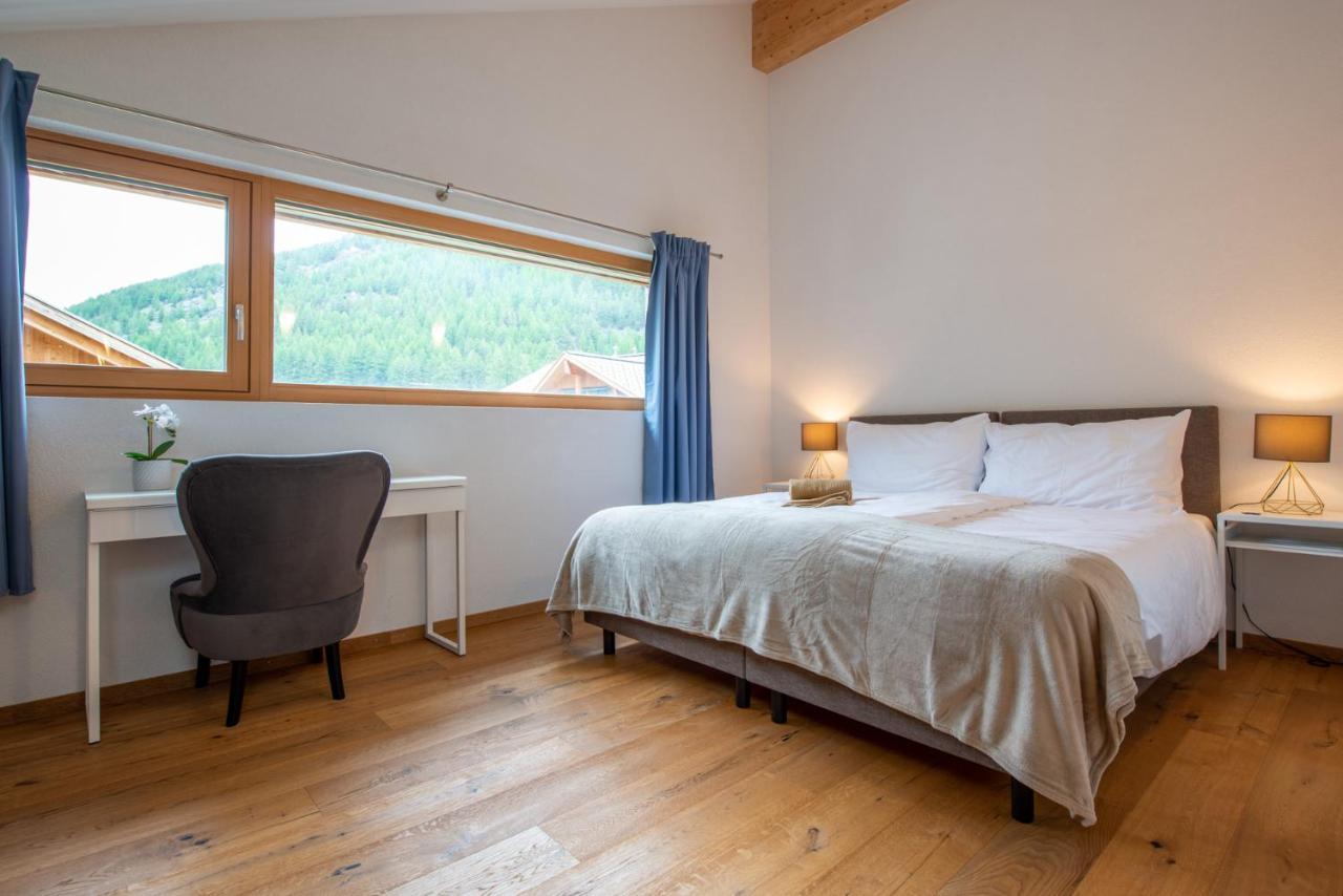 Montela Hotel & Resort - Suiten Saas-Grund Bagian luar foto
